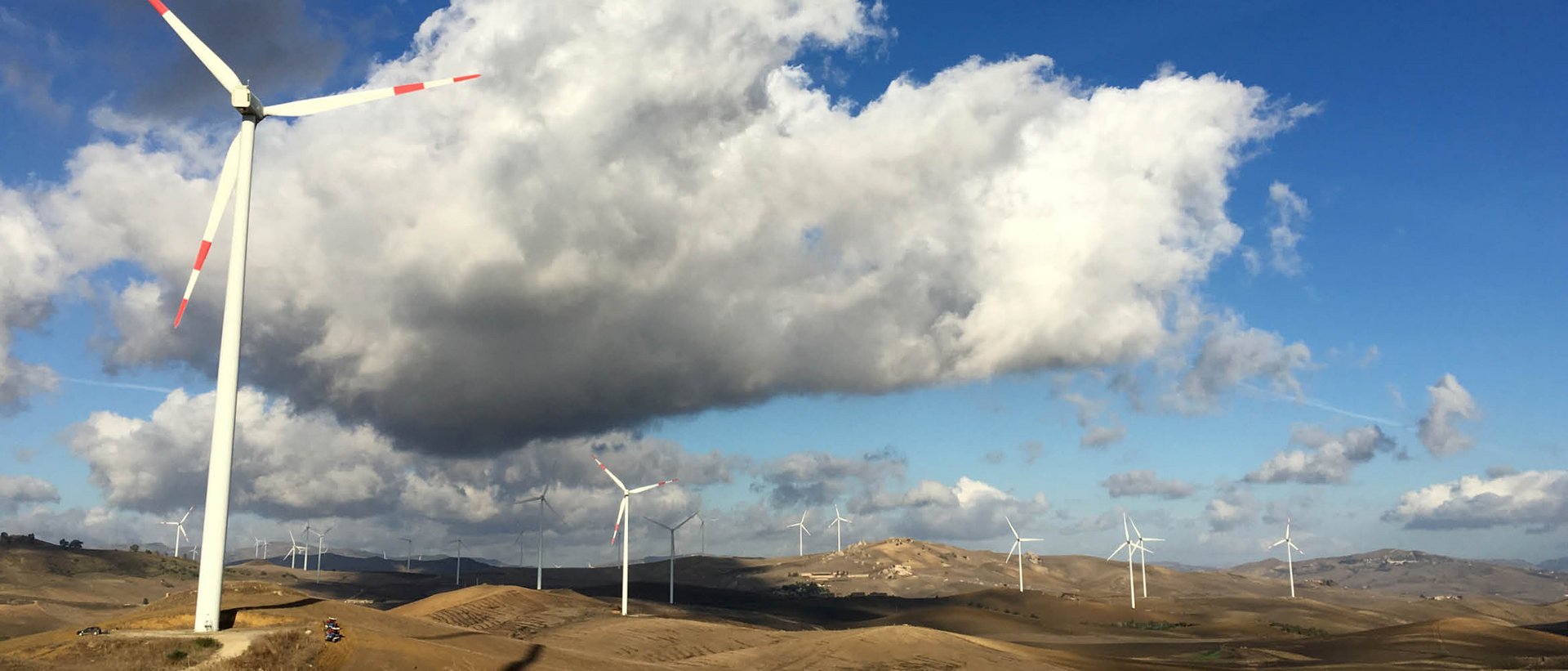 Windpark Rocca Rossa in Italien