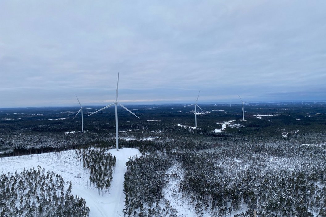 Le parc éolien de Tormoseröd en Suède